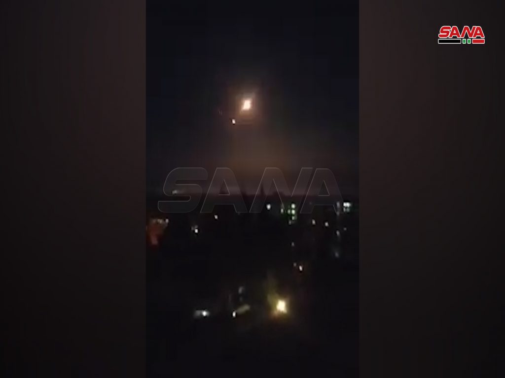 عدوان إسرائيلي بالصواريخ على ريف دمشق ودفاعاتنا الجوية تسقط غالبيتها