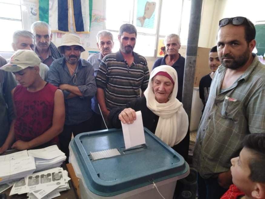 من سير العملية الأنتخابية في محافظة حماة