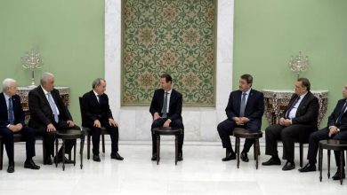 الرئيس الأسد يستقبل وفداً يضم المشاركين في اجتماع المكتب الدائم لاتحاد المحامين العرب الذي عقد في دمشق