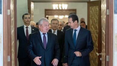 الرئيس بسار الأسد يستقبل وفداً روسياً