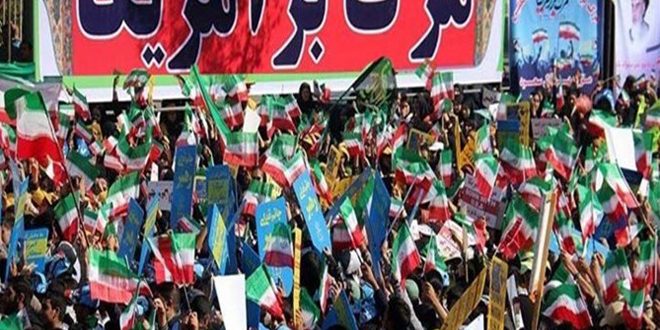 مسيرات في إيران