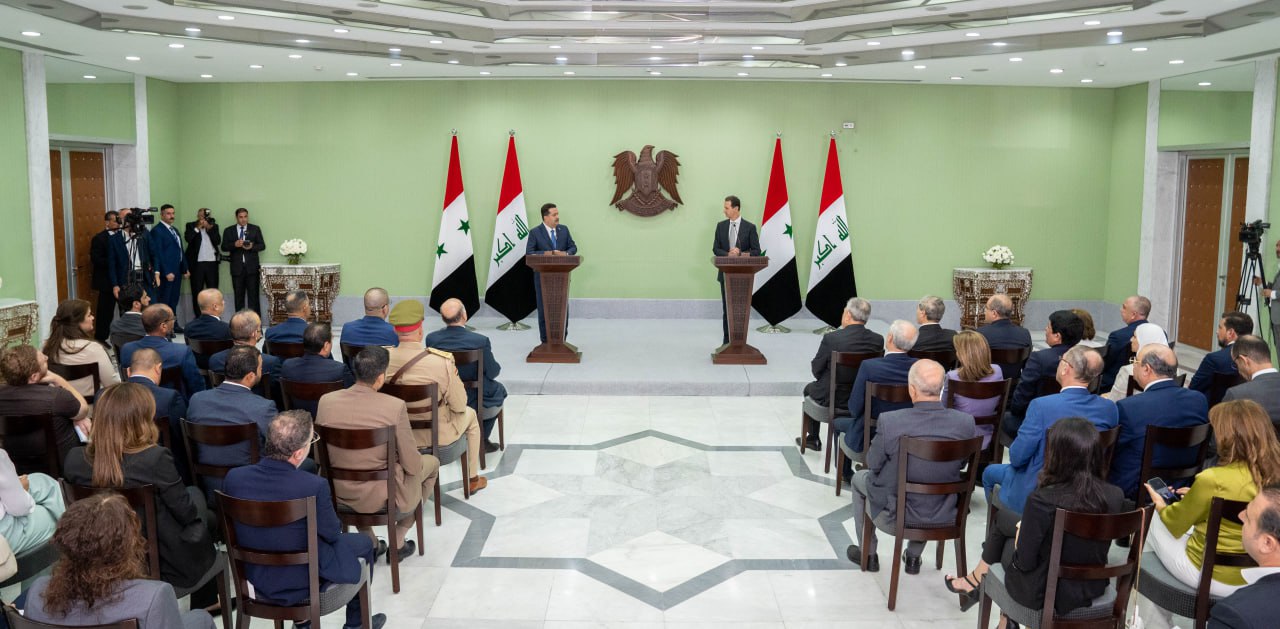 أهم ما ورد في حديث الرئيس بشار الأسد خلال المؤتمر الصحفي المشترك مع رئيس الوزراء العراقي محمد شياع السوداني