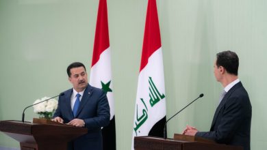 حديث رئيس الوزراء العراقي محمد شياع السوداني خلال المؤتمر الصحفي المشترك مع الرئيس بشار الأسد